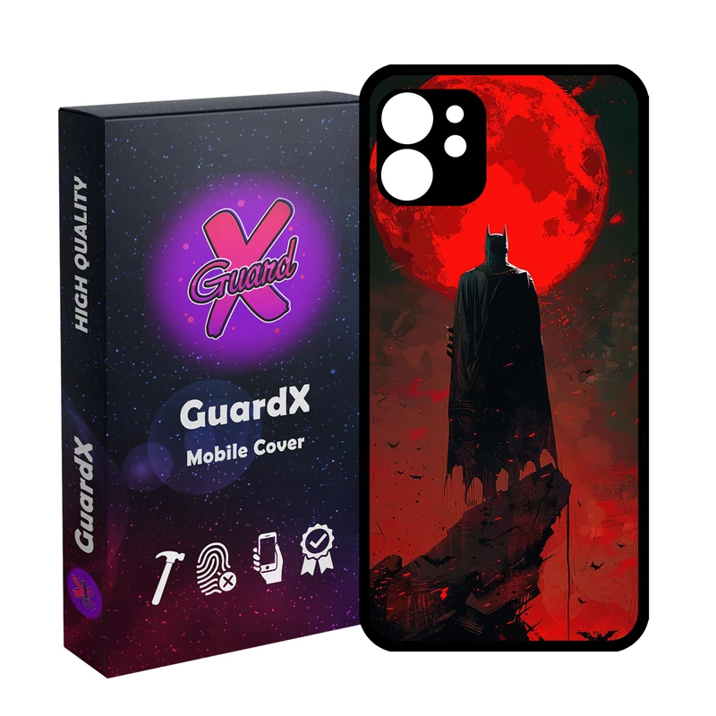 کاور گارد ایکس طرح بتمن مدل Glass10815 مناسب برای گوشی موبایل اپل iPhone 11