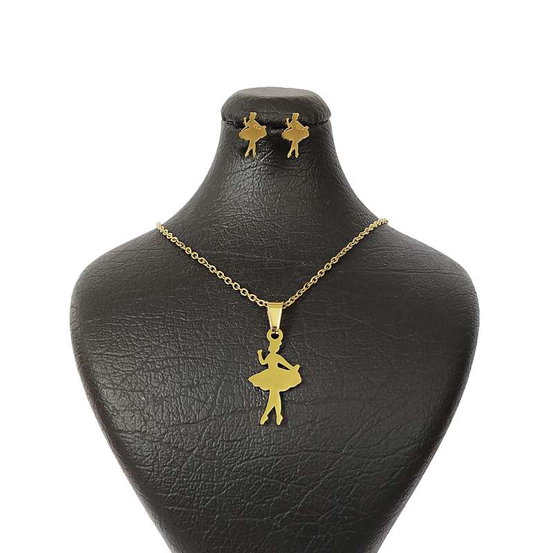 نیم ست دخترانه مدل بالرین