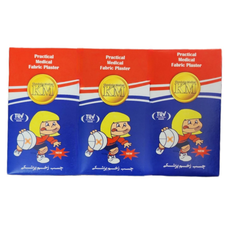 چسب زخم کی ام مدل 1873173 سه بسته 50 عددی