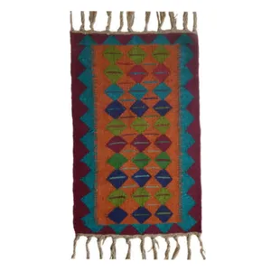 گلیم دستباف یک متری کد 15