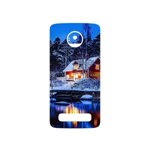 MAHOOT Winter Season Cover Sticker for Motorola Moto Z Play