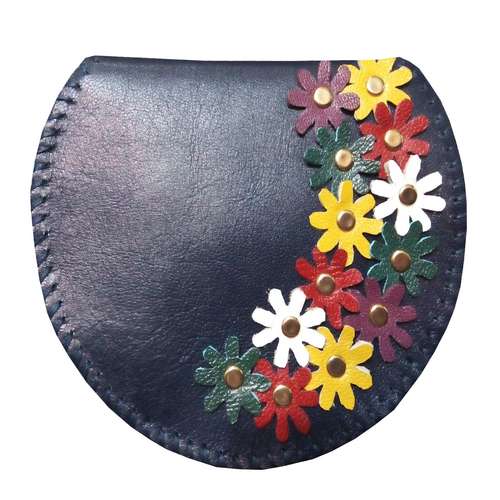 کیف پول چرمی مدل گلدار کد 66