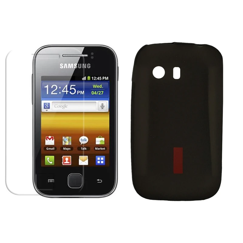 کاور کد M02C مناسب برای گوشی موبایل سامسونگ Galaxy Y / S5360 به همراه محافظ صفحه نمایش