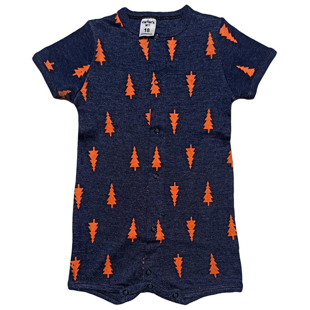 سرهمی نوزادی کارترز مدل رامپر طرح کاج