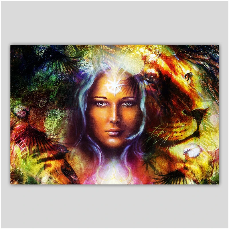 تابلو شاسی دیواری دکوگراف مدل تخیل زیبا کد 484