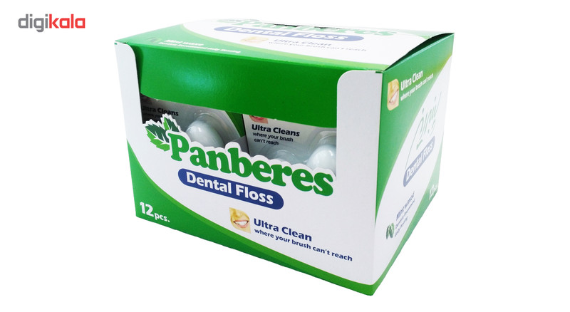 نخ دندان پنبه ریز مدل Mint Waxed بسته 24 عددی نخ دندان پنبه ریز مدل Mint Waxed بسته 24 عددی