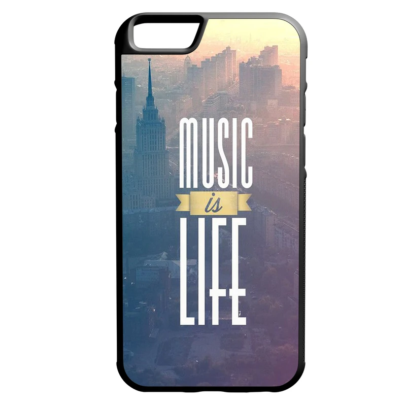 کاور گوشی طرح music is life مدل 005 مناسب برای گوشی موبایل اپل iphone 7/8