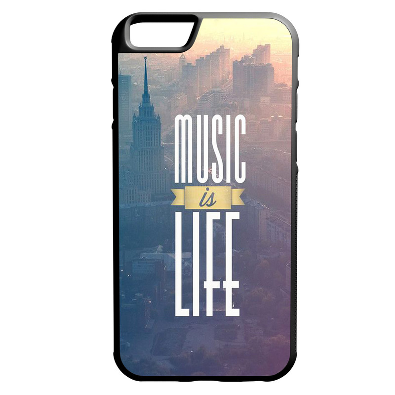 کاور گوشی طرح music is life مدل 005 مناسب برای گوشی موبایل اپل iphone 7/8