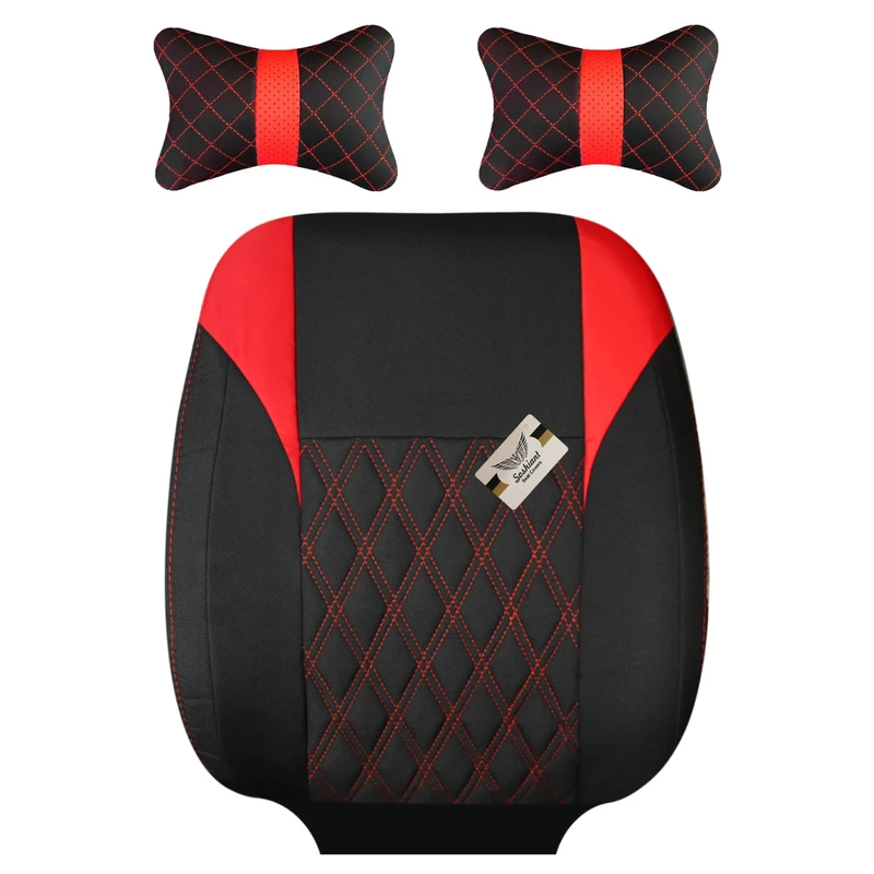 ست کامل روکش صندلی خودرو سوشیانت مدل گوشواره ای مناسب برای سمند به همراه پشت گردنی