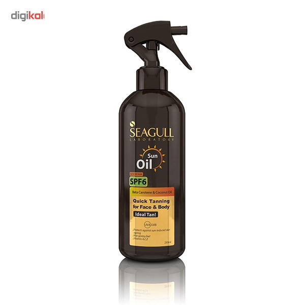 اسپری روغن آفتاب سی گل مدل SPF6 حجم 250 میلی لیتر