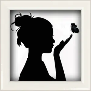 تابلو ویترای مدل روز دختر کد 2411