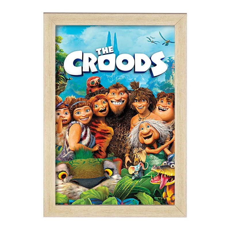 تابلو خندالو مدل غارنشینان عصر جدید  کد 4795