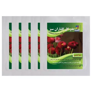  بذر گل مینا چمنی گلباران سبز بسته 5 عددی