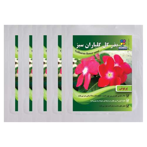 بذر گل پریوش شرکت گلباران سبز گیلان بسته 5 عددی