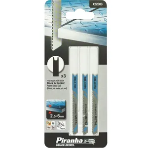 مجموعه تیغه اره عموبر فلز بلک اند دکر سری Piranha  مدل X22003 بسته سه عددی