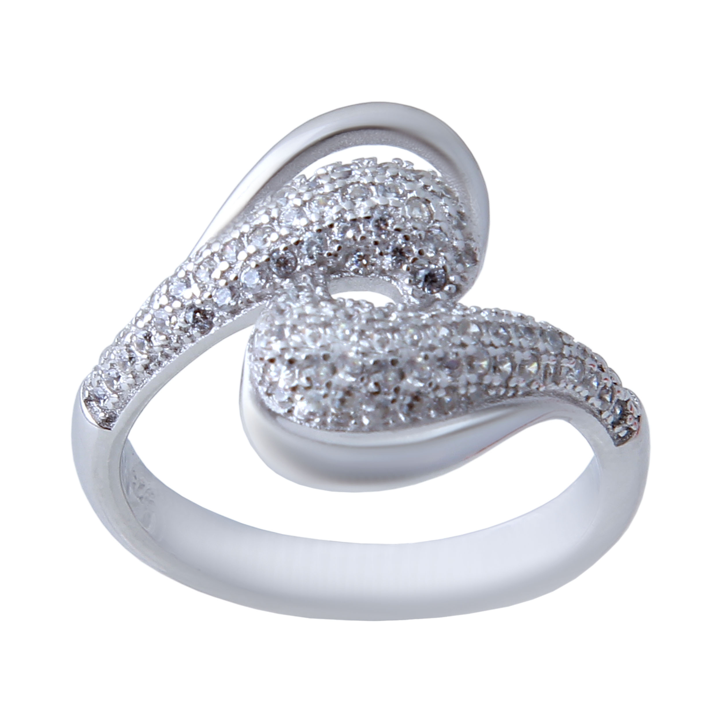 انگشتر نقره زنانه بازرگانی میلادی کد AWR_414