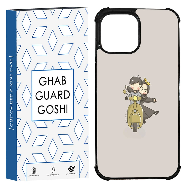 کاور قاب گارد گوشی طرح عاشقانه کد TPU-117 مناسب برای گوشی موبایل اپل Iphone 13 / 14