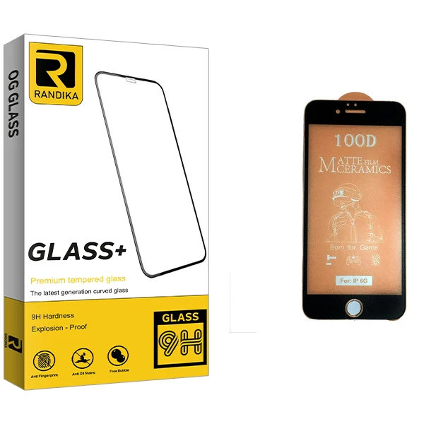 محافظ صفحه نمایش مات راندیکا مدل GLD مناسب برای گوشی موبایل اپل iphone 6/6S