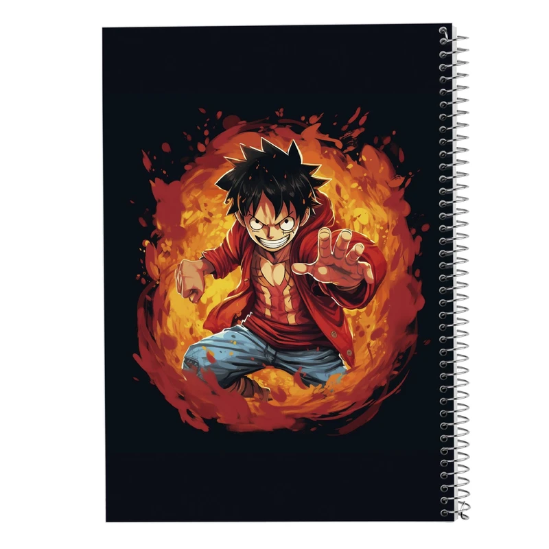 دفتر مشق 100 برگ مدوپد مدل وان پیس One Piece کد DF10678