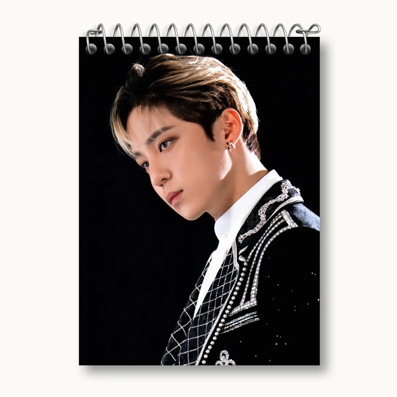 دفتر یادداشت 50 برگ خندالو مدل یونهو گروه ایتیز ATEEZ کد 21213