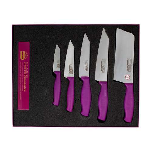 سرویس چاقو 6 پارچه ثمین دست زنجان مدل SDZ722-2023
