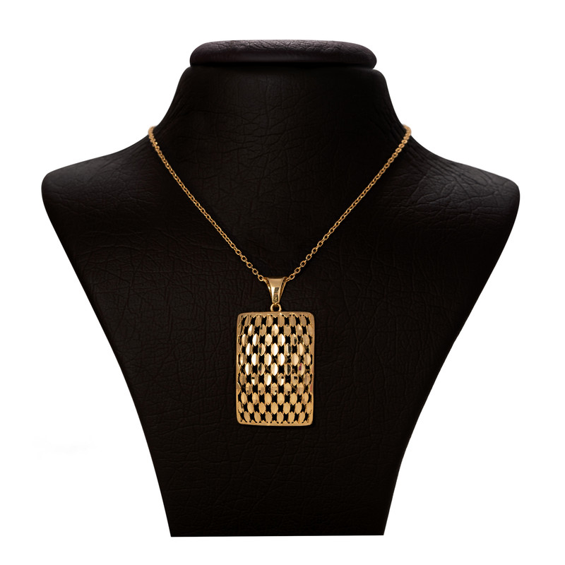 گردنبند طلا 18 عیار زنانه با زنجیر حلقهای (فلامینگو) جواهری سون مدل 5529