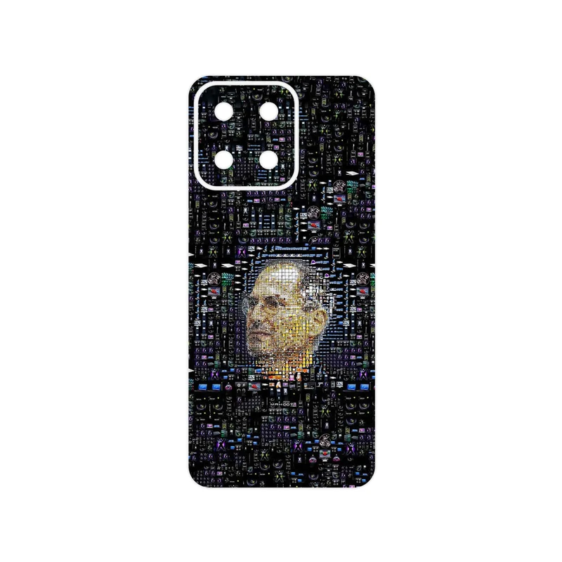 برچسب پوششی ماهوت مدل Collage of Steve Jobs 2 مناسب برای گوشی موبایل آنر X7c