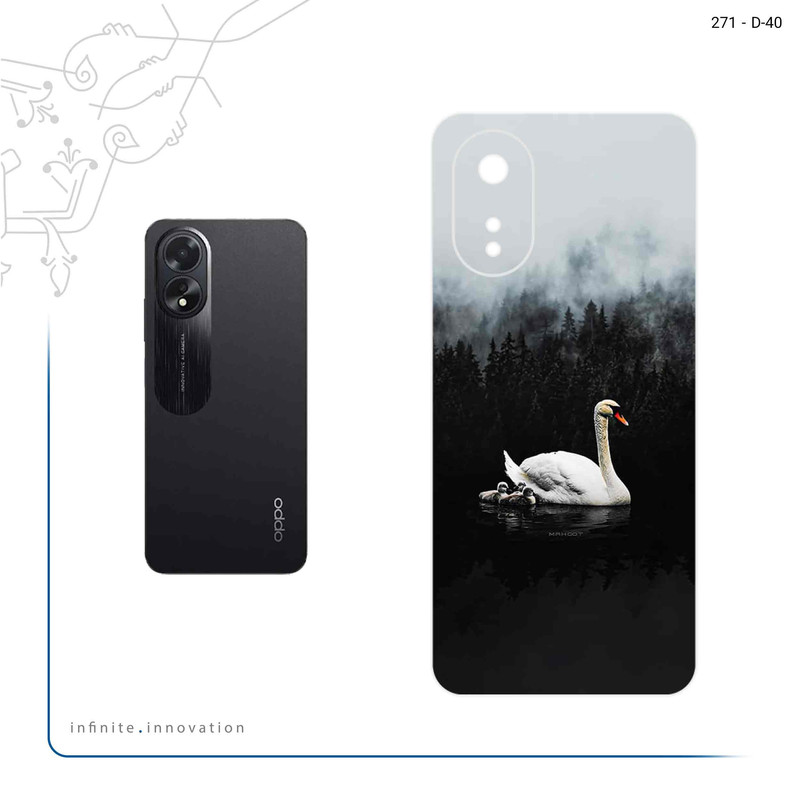 برچسب پوششی ماهوت مدل Swan_Lake مناسب برای گوشی موبایل اپو A38