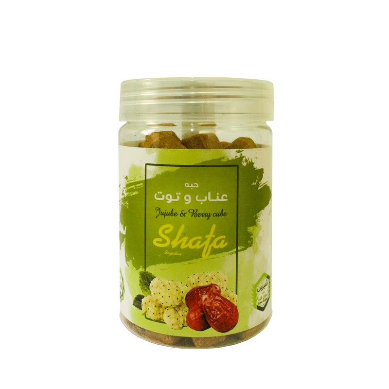 حبه رژیمی عناب و توت شفاء بجستان - 130 گرم