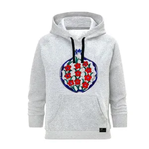 هودی زنانه مدل یلدا کد B143 رنگ طوسی