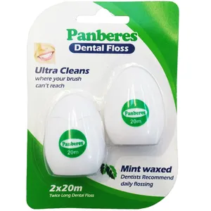 نخ دندان پنبه ریز مدل Mint Waxed بسته 24 عددی