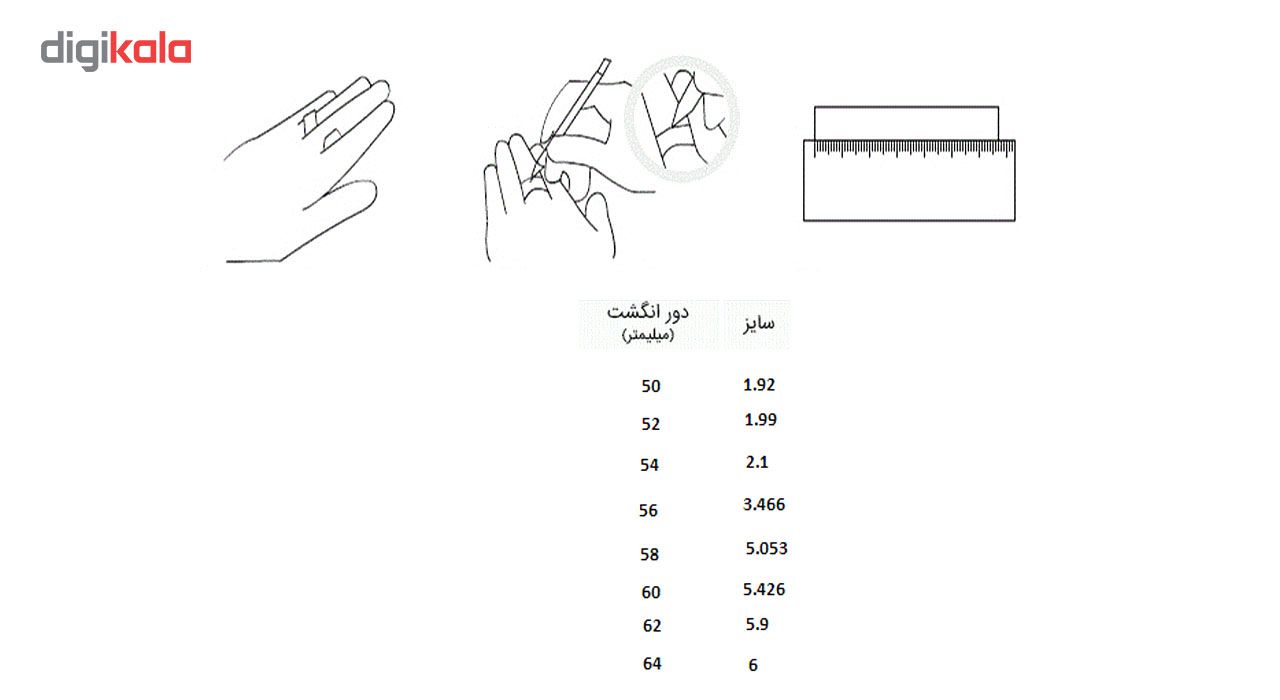 انگشتر نقره بیگینینگز مدل R3480 -  - 3