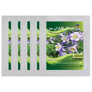  بذر گل تاج الملوک گلباران سبز بسته 5 عددی