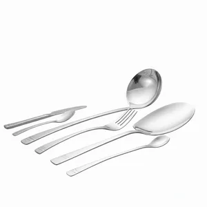 سرویس قاشق و چنگال 45 پارچه 6 نفره صنایع استیل ایران مدل جنوا کد 08