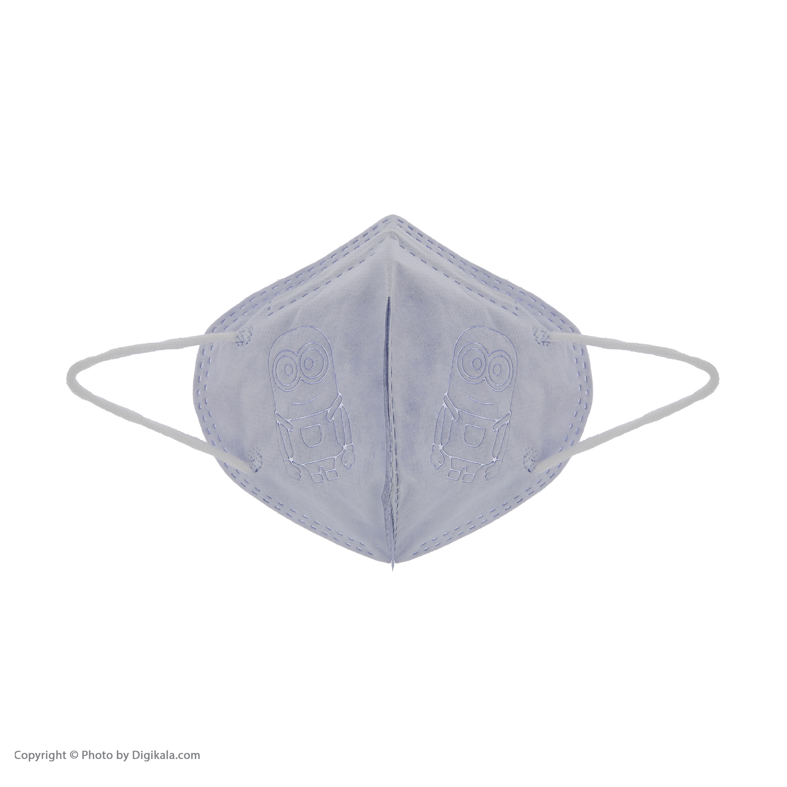 ماسک تنفسی کودک هیراد مدل آبی کد N95 مجموعه 50 عددی