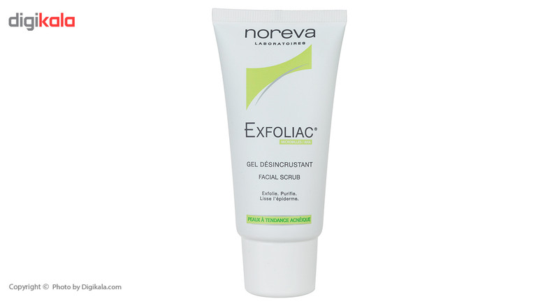 ژل لایه بردار نوروا مدل Exfoliac حجم 50 میلی لیتر