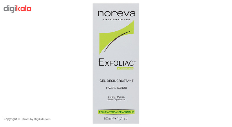 ژل لایه بردار نوروا مدل Exfoliac حجم 50 میلی لیتر