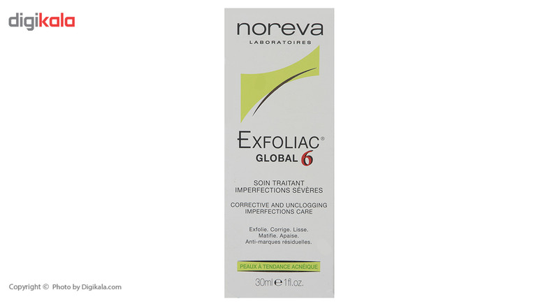 کرم ضد جوش نوروا مدل Exfoliac Global 6 حجم 30 میلی لیتر کرم ضد جوش نوروا مدل Exfoliac Global 6 حجم 30 میلی لیتر