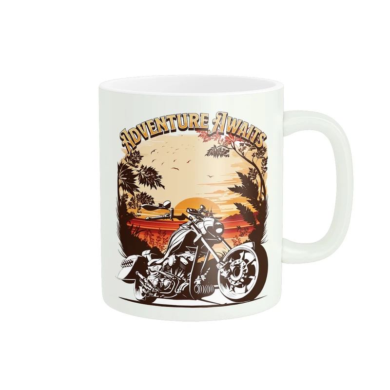 ماگ پادآفرین مدل ماجراجویی طرح موتورسیکلت کد PM288