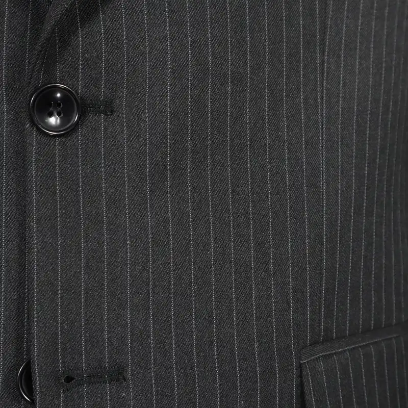 کت و شلوار مردانه مدل دیپلمات رگولار فیت یقه انگلیسی کد 210183 رنگ ذغالی