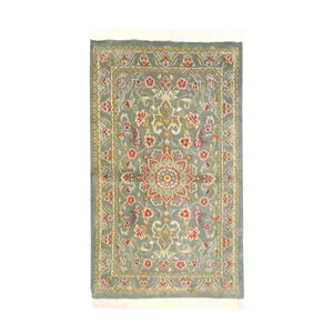 فرش دستباف نیم متری فرش چمن رخ طرح نایین کد 261275