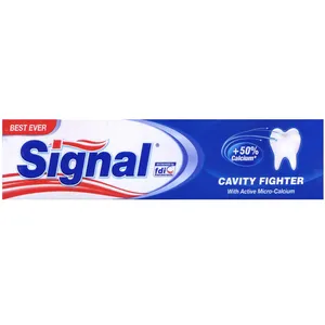 خمیر دندان سیگنال مدل Cavity Fighter تیوب 50 میلی لیتر