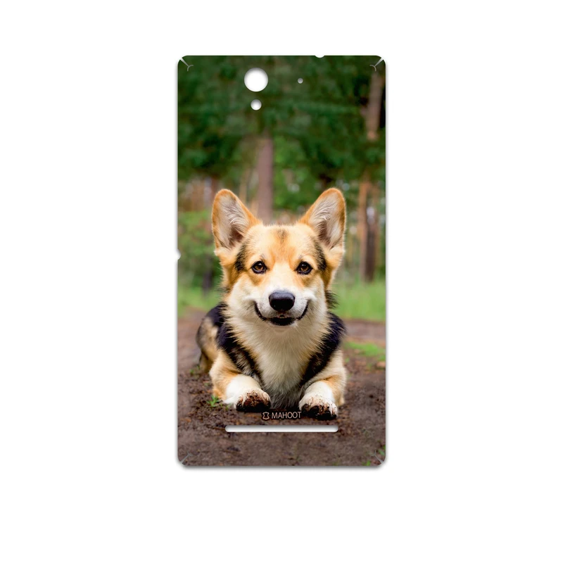 برچسب پوششی ماهوت مدل Dog-2 مناسب برای گوشی موبایل سونی Xperia C3 Dual