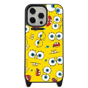 AKAM AMC-WLA14PROMAX-SPONGE BOB5 Cover For Apple iPhone 14 Pro Max