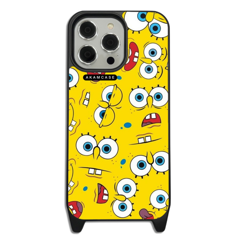 کاور آکام مدل AMC-WLA15PROMAX-SPONGE BOB5 مناسب برای گوشی موبایل اپل iPhone 15 Pro Max