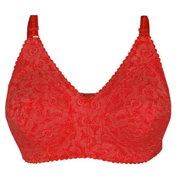 سوتین زنانه دکسونری مدل 340091805 گیپور رنگ قرمز