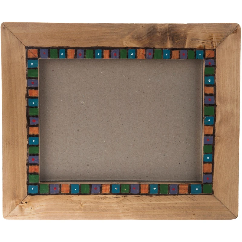 قاب عکس چوبی گالری اشکان نقش 4 سایز 18 × 13 سانتی متر