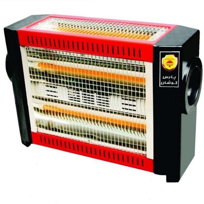 بخاری برقی پارس کوشان مدل مینیاتور بدون فن بخاری برقی پارس کوشان مدل مینیاتور بدون فن