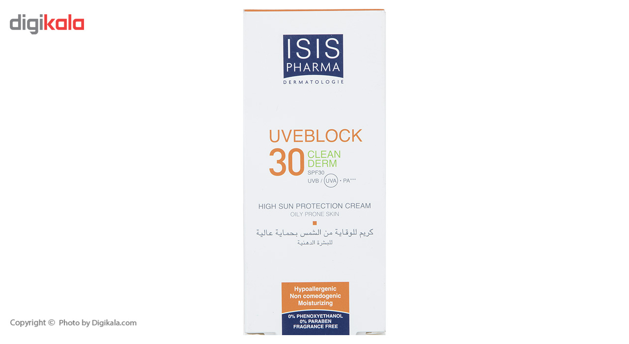 کرم ضد آفتاب آیسیس فارما مدل UVEBlock 30 حجم 40 میلی لیتر