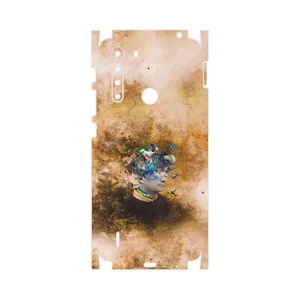 MAHOOT Collage of surreal Portrait of Men-FullSkin Cover Sticker for Motorola One Fusion